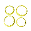 Kit Cortador Redondo Babado M para Massas com 4 Peças - Bluestar