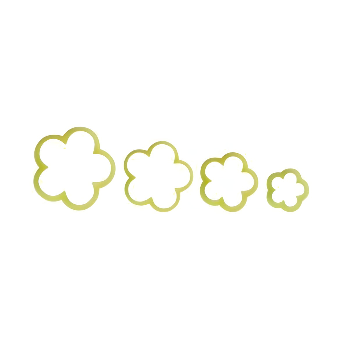 Kit Cortador Flor para Massas com 4 Peças - Bluestar