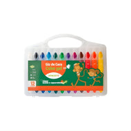 Estojo Giz de Cera Color Gel com 12 Cores 72304 - Leo & Leo