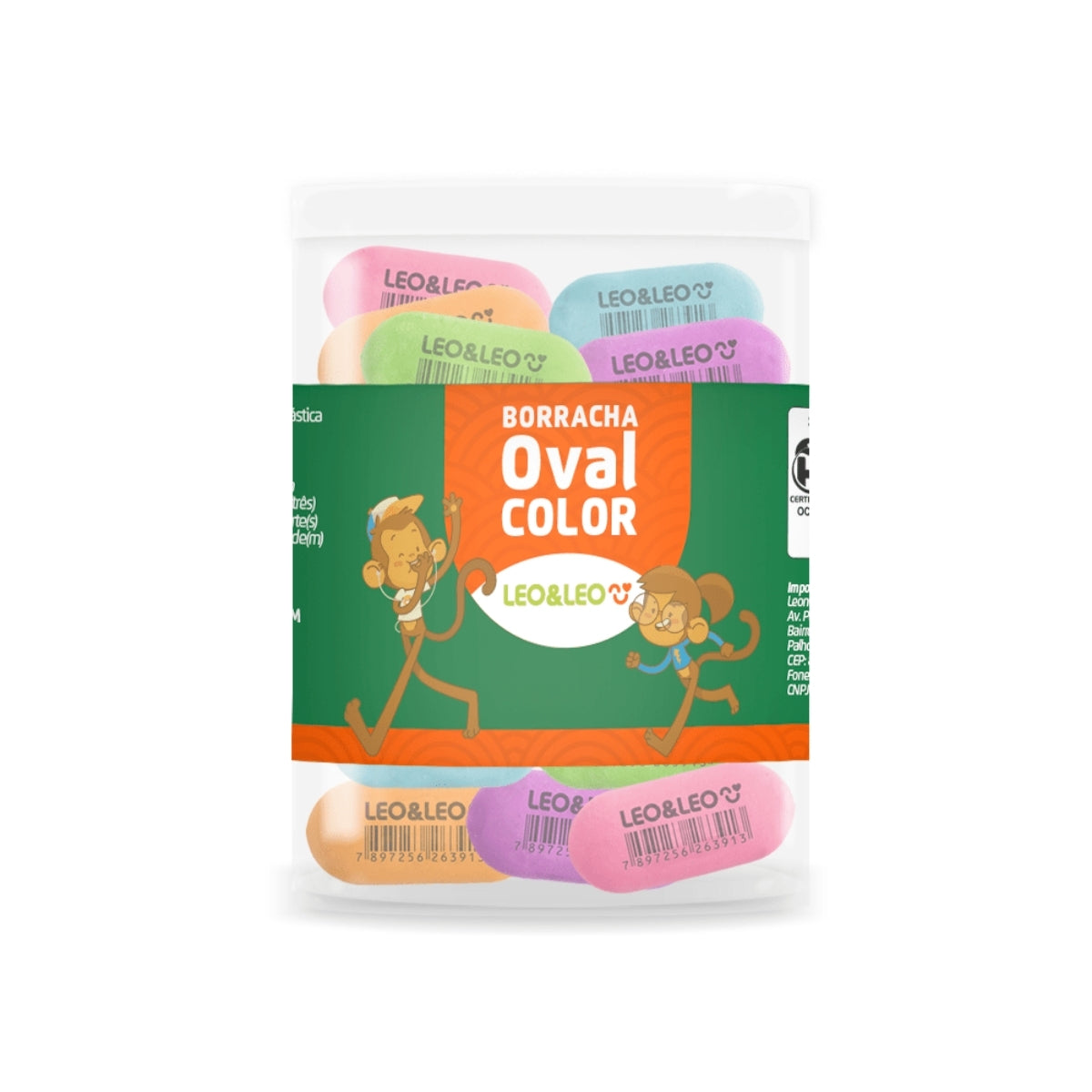 Borracha Oval Color - Leo & Leo 4191