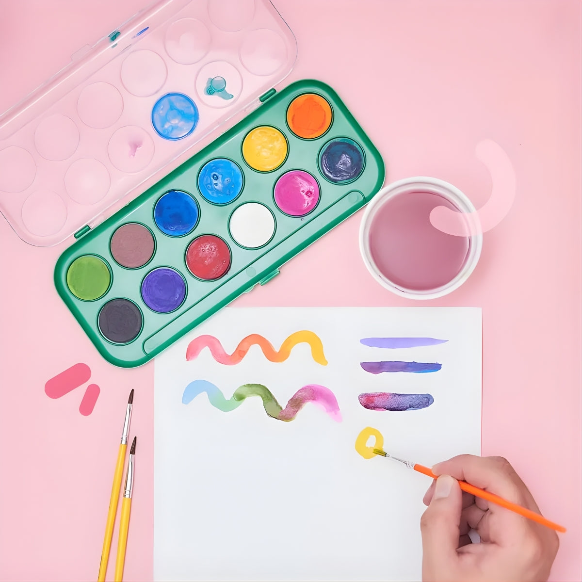 Kit Aquarela com 12 Cores - Leo & Leo 4193