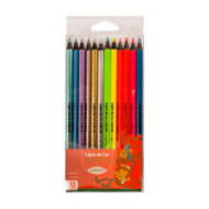 Estojo Lápis de Cor com 12 Cores - 6 Neon + 6 Metálicas 72107 - Leo & Leo