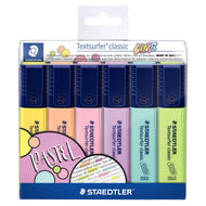 Estojo de Marca-textos Staedtler Textsurfer Pastel com 6 Cores