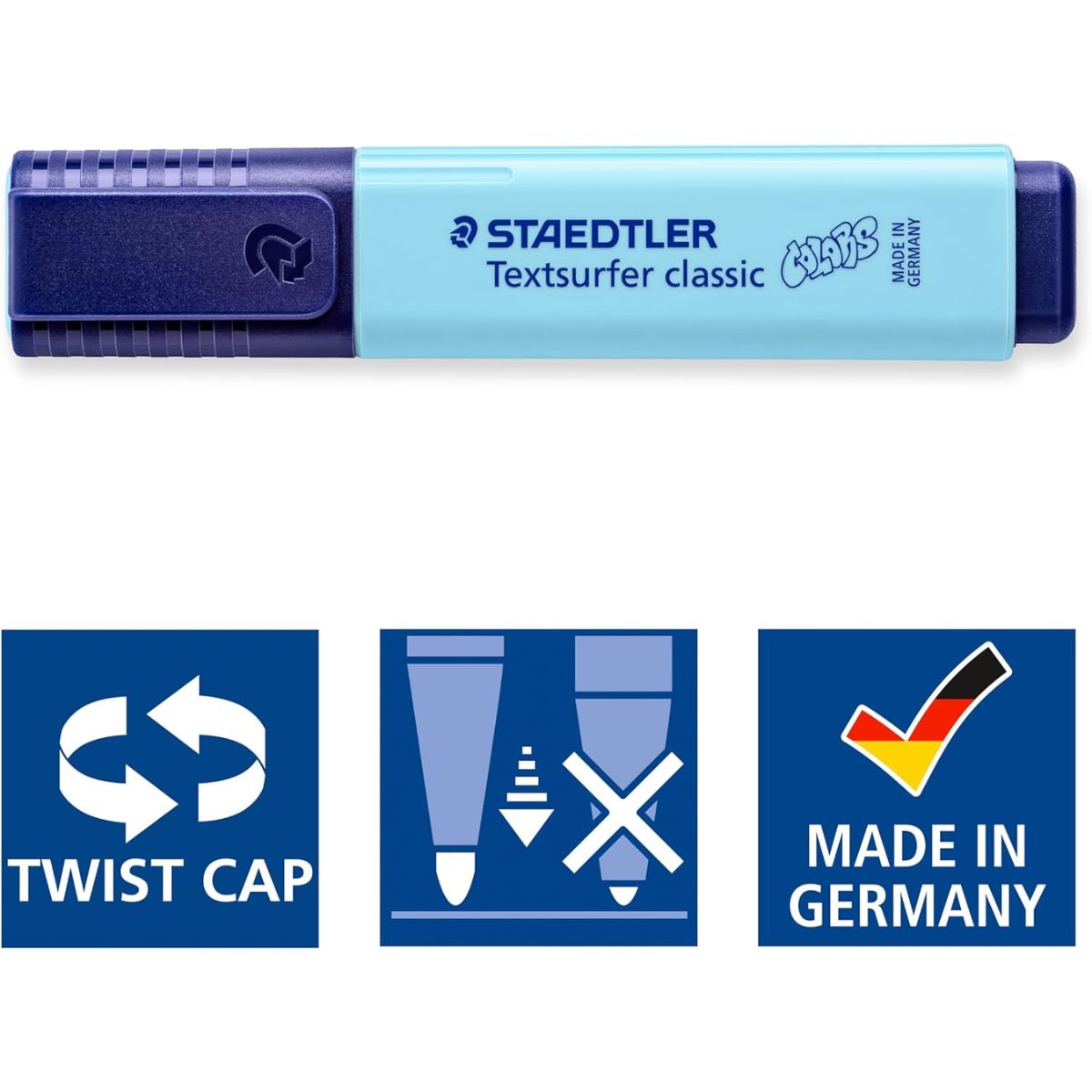 Estojo de Marca-textos Staedtler Textsurfer Pastel com 6 Cores