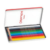 Estojo de Lápis de Cor Caran D'ache Swissmade Aquarelável com 12 Cores