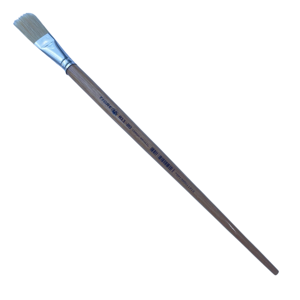 Pincel Chato Tigre 811-24 Sintético