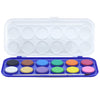 Tinta Aquarela Pastilhas com 12 Cores - Cis