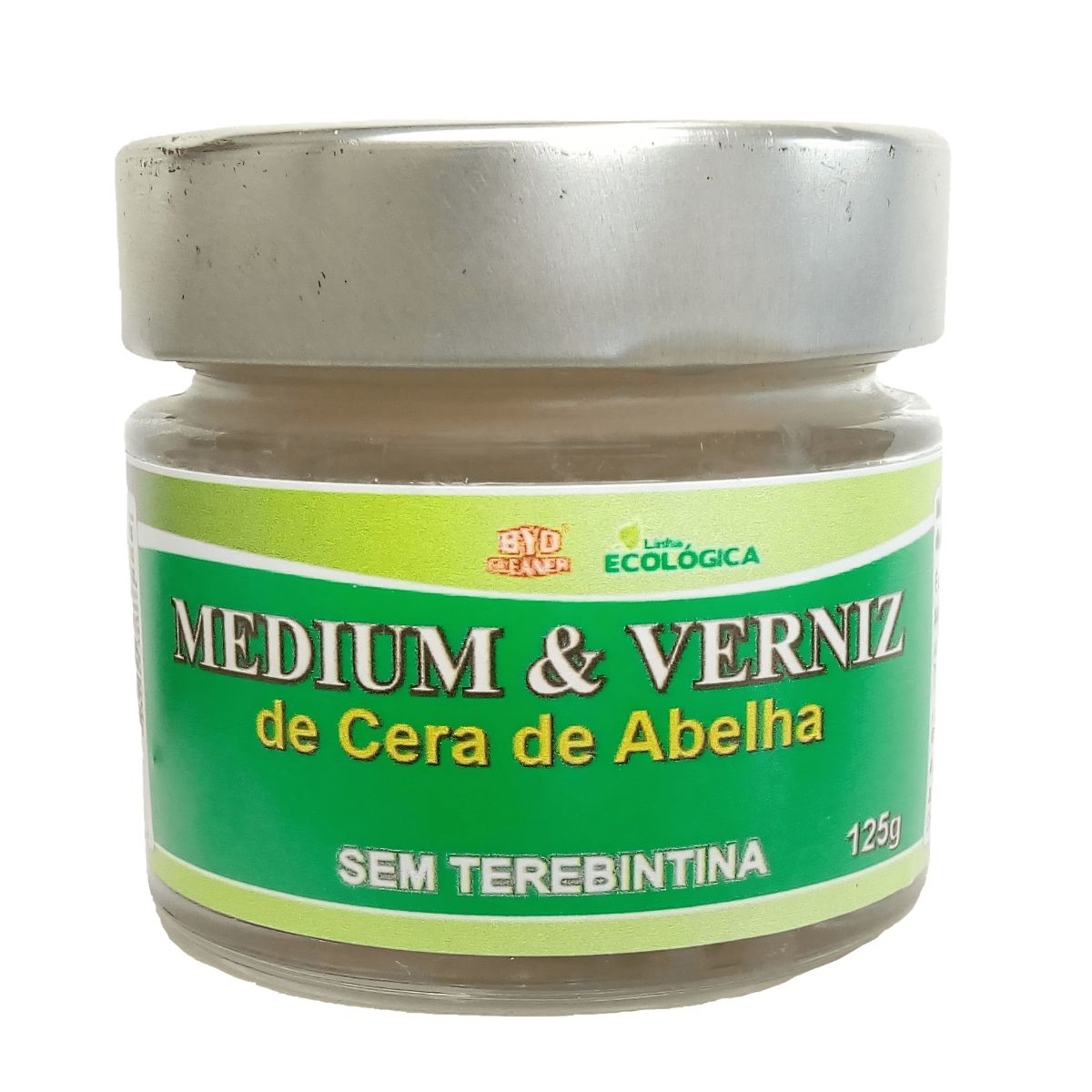 Médium e Verniz Cera de Abelha 125g para Pintura Artística - Byo Cleaner