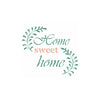 Stencil Opa 10x10cm - Frase Home Sweet Home - 2989