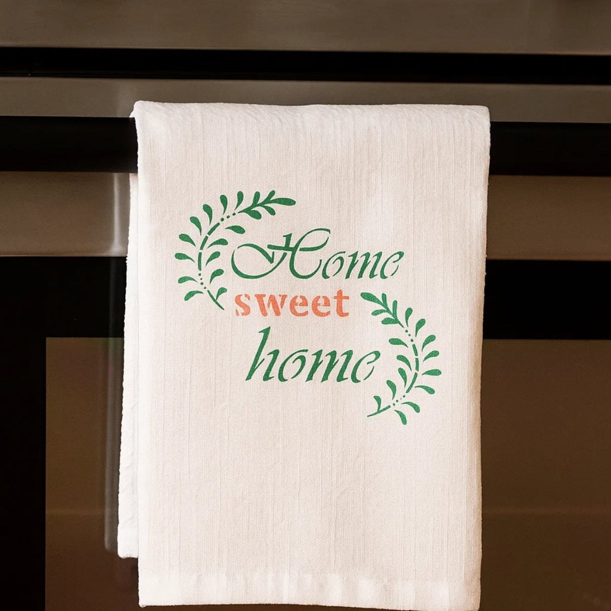 Stencil Opa 10x10cm - Frase Home Sweet Home - 2989