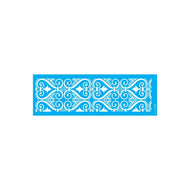 Stencil Opa 10x30cm - Arabesco Coração - 2909
