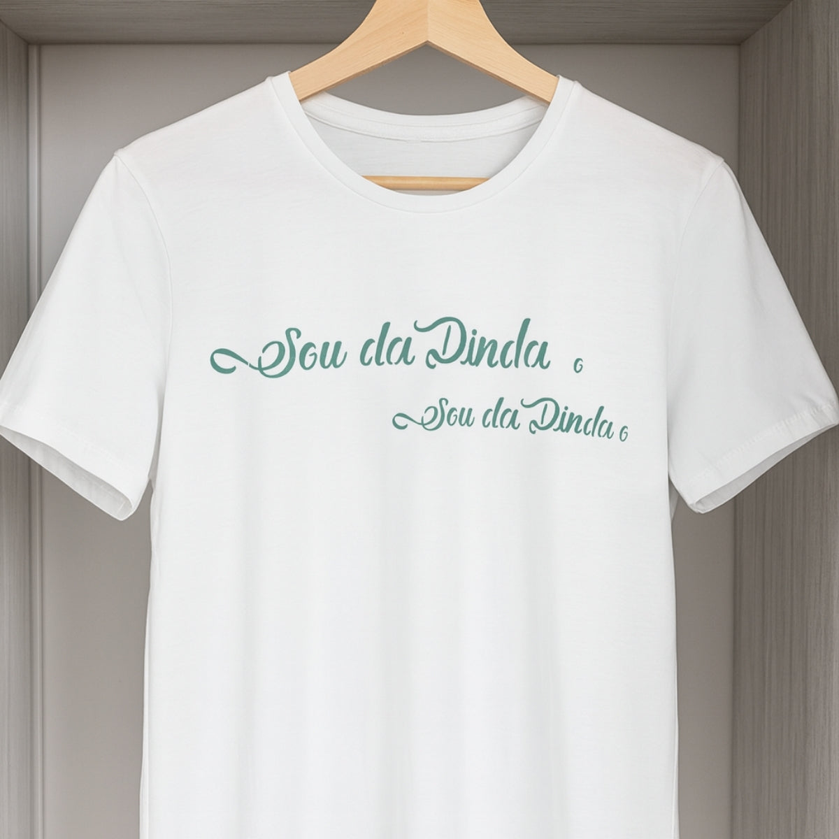 Stencil Opa 10x30cm - Frase Sou da Dinda e Dindo - 2914
