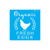 Stencil para Pintura Opa 14x14cm - 2923 Farmhouse Organic Fresh Eggs