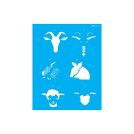 Stencil Opa 20x25cm - Country Brasil - Animais Ii - 2958