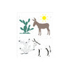 Stencil Opa 20x25cm - Country Brasil - Burro Sertão - 2959