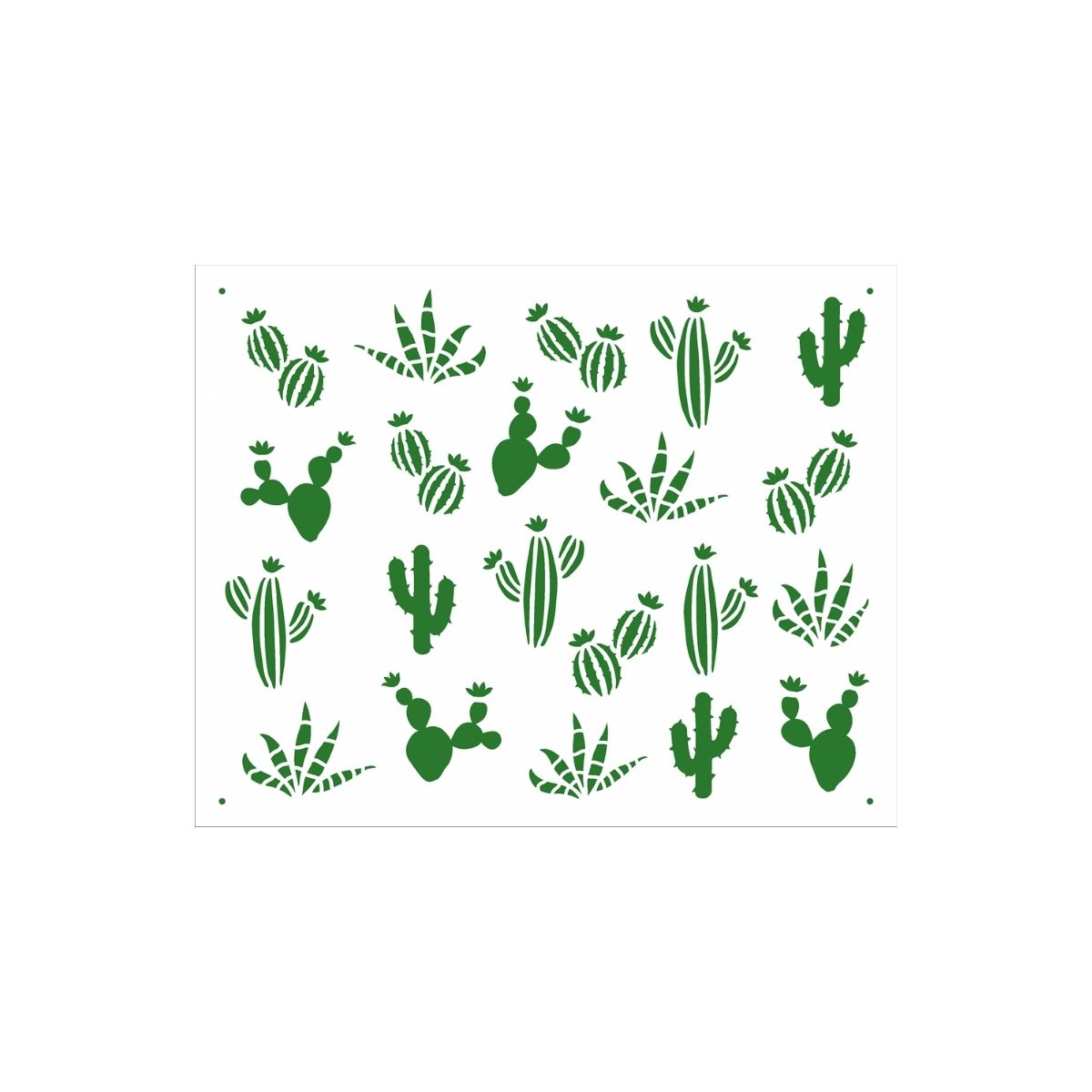 Stencil Opa 20x25cm - Estamparia Cactos - 2966