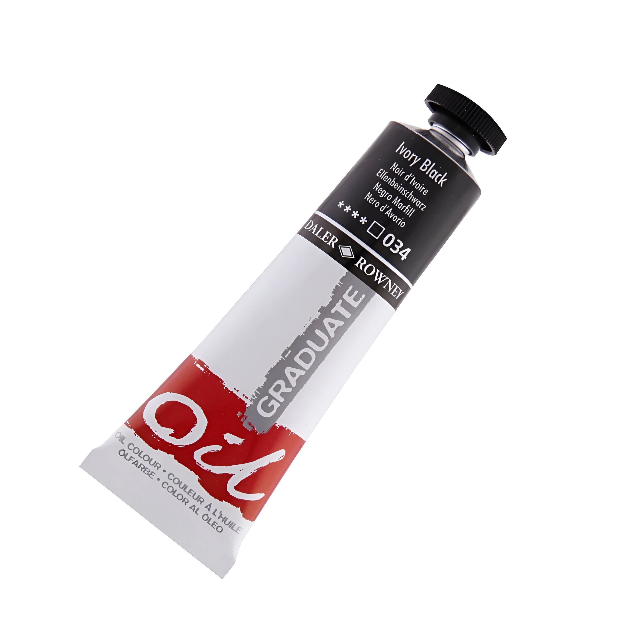 Tinta Oleo Graduate 38ml 034 - Ivory Black