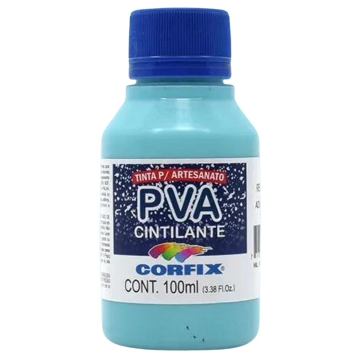 Tinta PVA Para Artesanato Corfix Cintilante 100ml - 16121