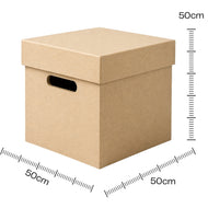 Caixa Organizadora Cx Organ Madeira Mdf Cru 50x50x50cm