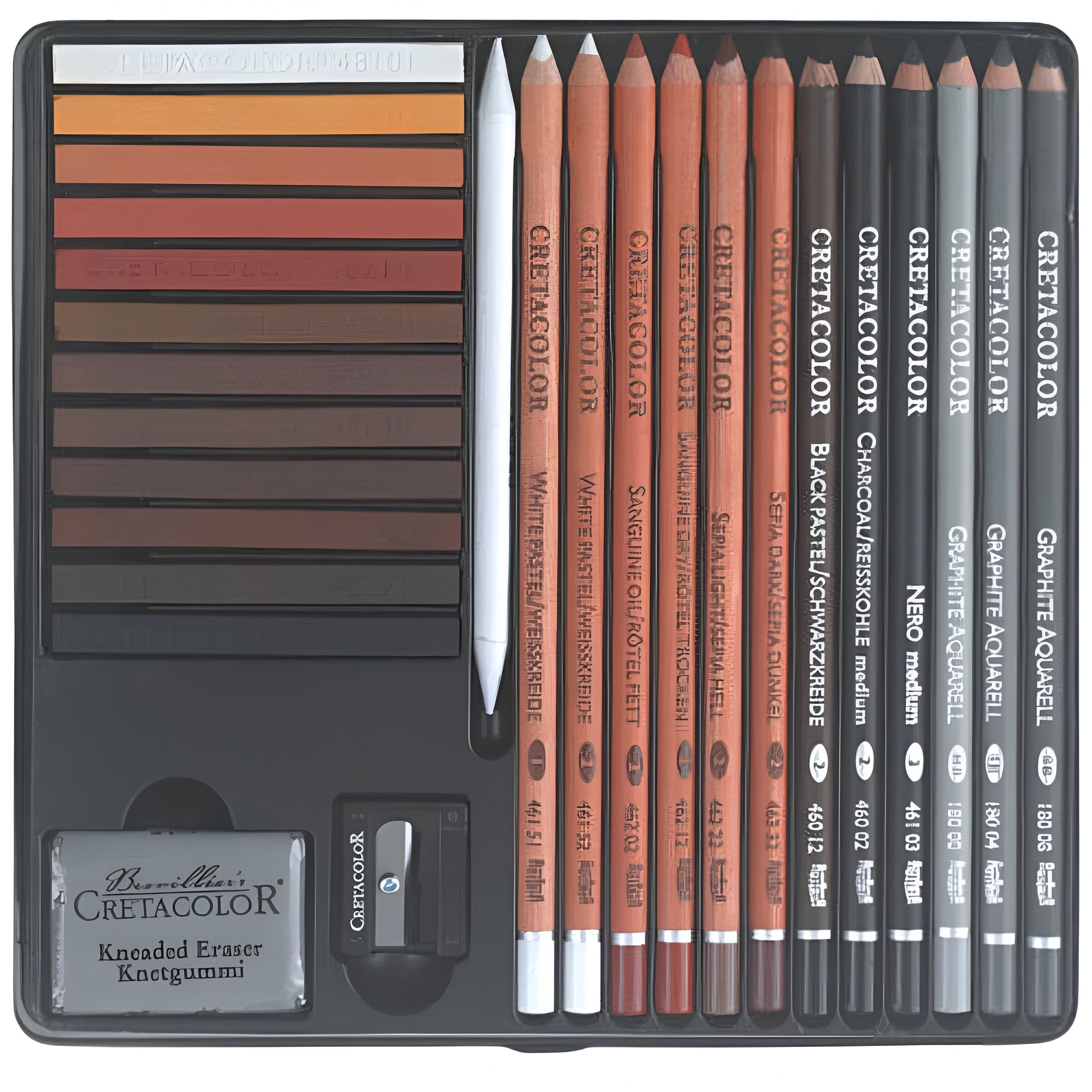 Estojo Lápis para Desenho Criativo Drawing Set Cretacolor 27 Peças - 40031