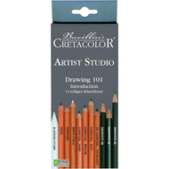 Estojo para Desenho Artist Studio 101 Cretacolor 11 Peças - 46411