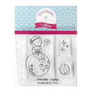 Mini Carimbo Decorativo Espaço para Artesanato e Scrapbook - Lilipop