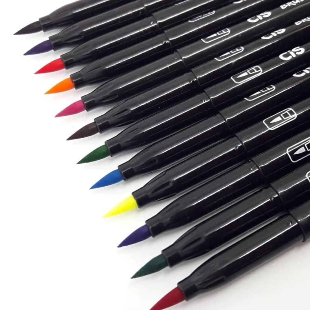 Marcador Brush C/6 Cores Básicas 71.0000 - Cis