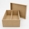 Caixa Tampa Sapato Mini Chandon Mdf Cru 22x22x8cm
