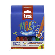Estojo Canetinha Hidrocolor Mega Fruits com 8 Cores - Tris