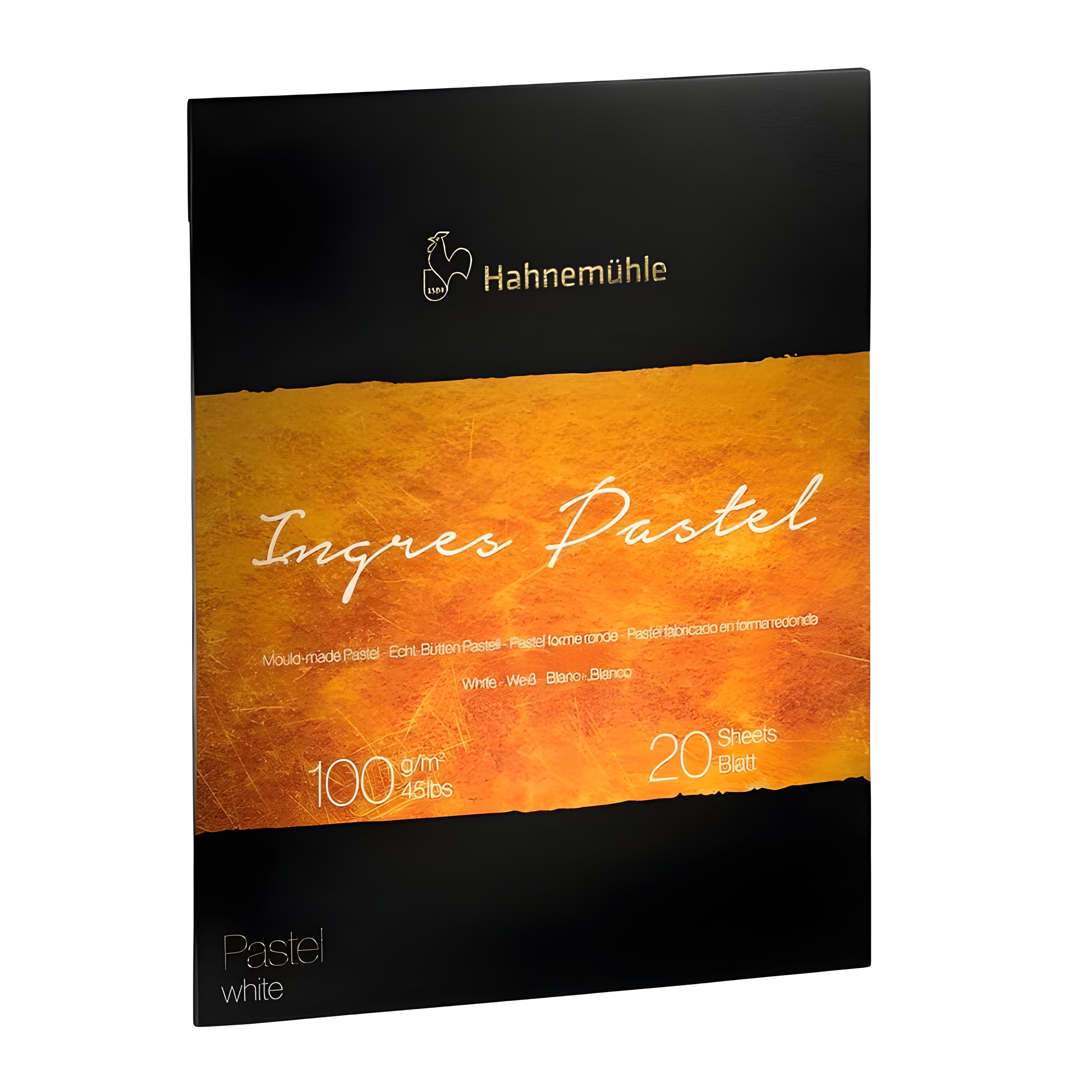 Bloco de Papel para Pastel Hahnemühle The Collection Ingres 9 Cores 30x40cm 100g/m² 20 Folhas