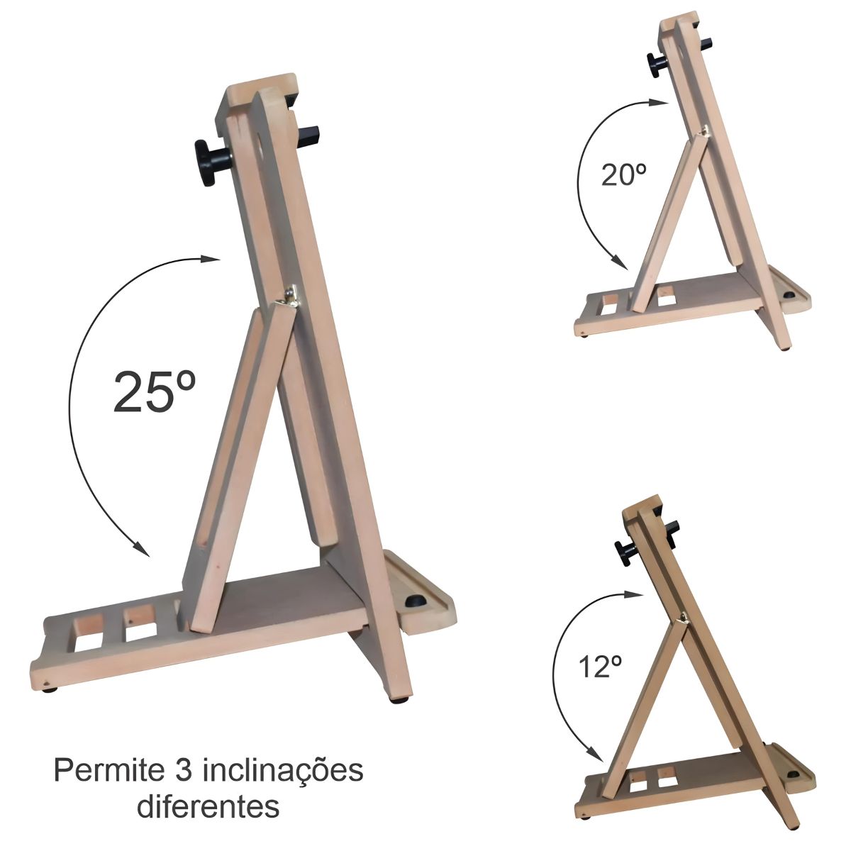 Cavalete de Mesa e Prancheta com Suporte Trident - Modelo 4821