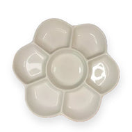 Godê de Porcelana Sinoart Flor com 7 Cavidades