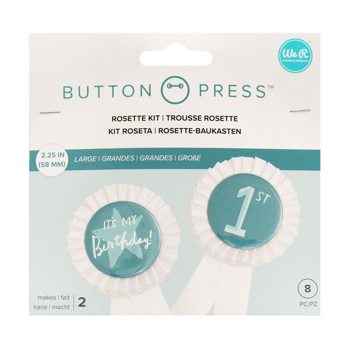 Acessório Button Press Backer 661354 - We R Memory Keepers