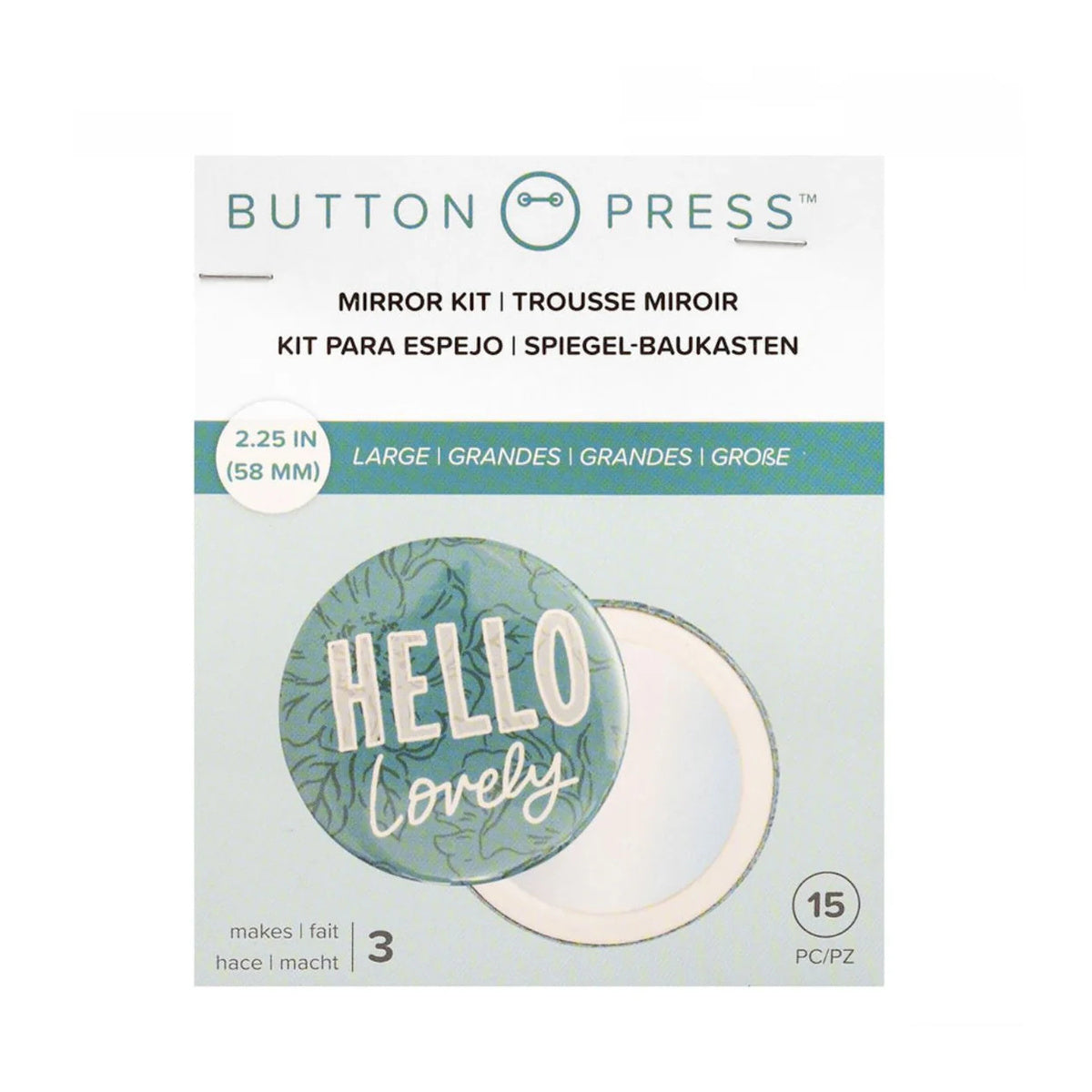 Acessório Button Press Backer 661101 - We R Memory Keepers