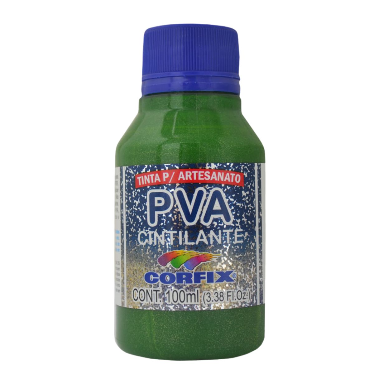 Tinta PVA Para Artesanato Corfix Cintilante 100ml - 16121