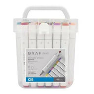Estojo de Marcador Artistico Graf Duo 1.5/6.0Mm com 48 Cores - Cis