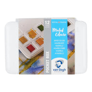 Estojo de Aquarela em Pastilhas Van Gogh Muted com 12 Cores - Royal & Talens 20808644