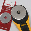 Lâmina para Cortador Rotativo 45mm para Patchwork Costura Criativa e Artesanato - Círculo