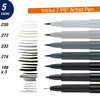 Estojo Caneta Pitt Artist Pen Hand Lettering Estrelado 7 Unidades - Faber-castell 267118