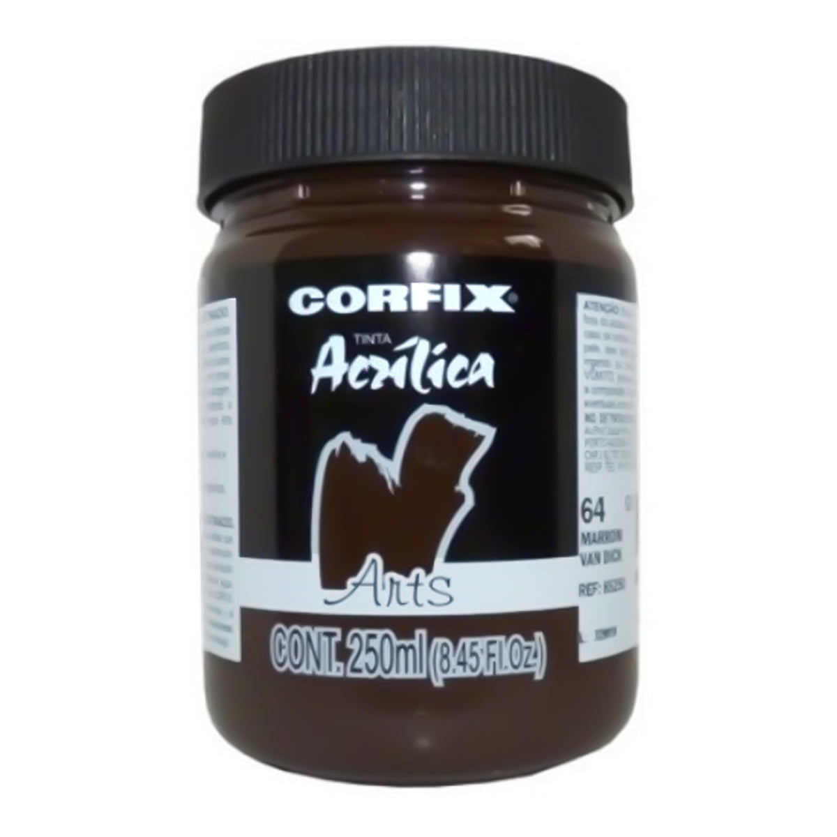 51074-tinta-acrilica-arts-corfix-250ml-g1-064---marron-van-dick-341550