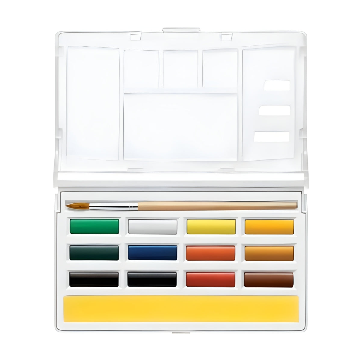 Estojo de Tinta Aquarela Pastilha Graf com 12 Cores e Pincel - Cis