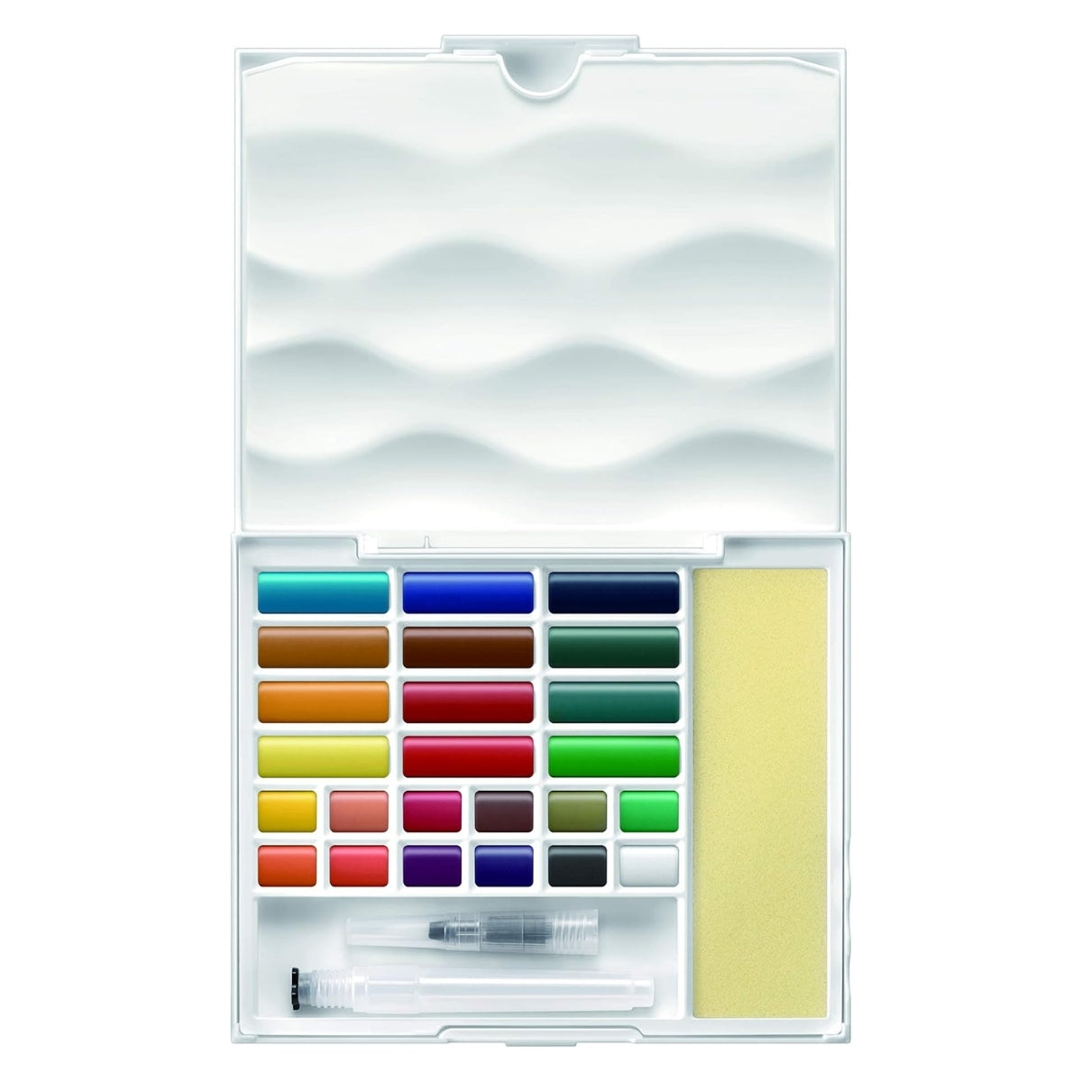 Estojo de Tinta Aquarela Pastilha Graf com 24 Cores e Pincel - Cis