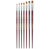 Pincel Condor 416 Chato Pelo Natural Cabo Longo