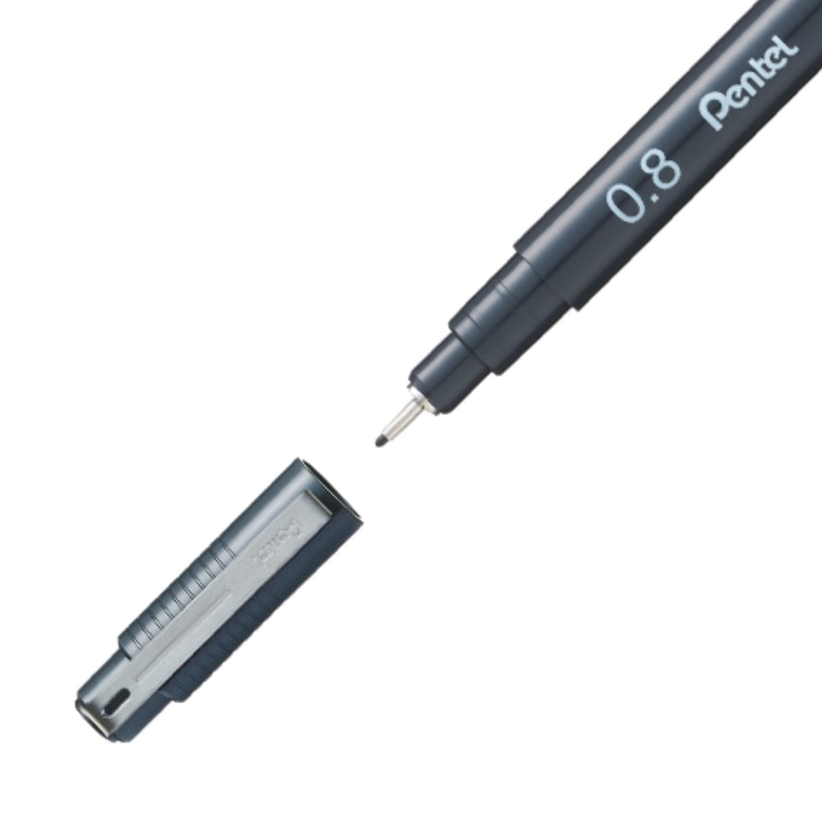 Caneta Nanquim Pointliner 0.8Mm Pentel Preta Unidade