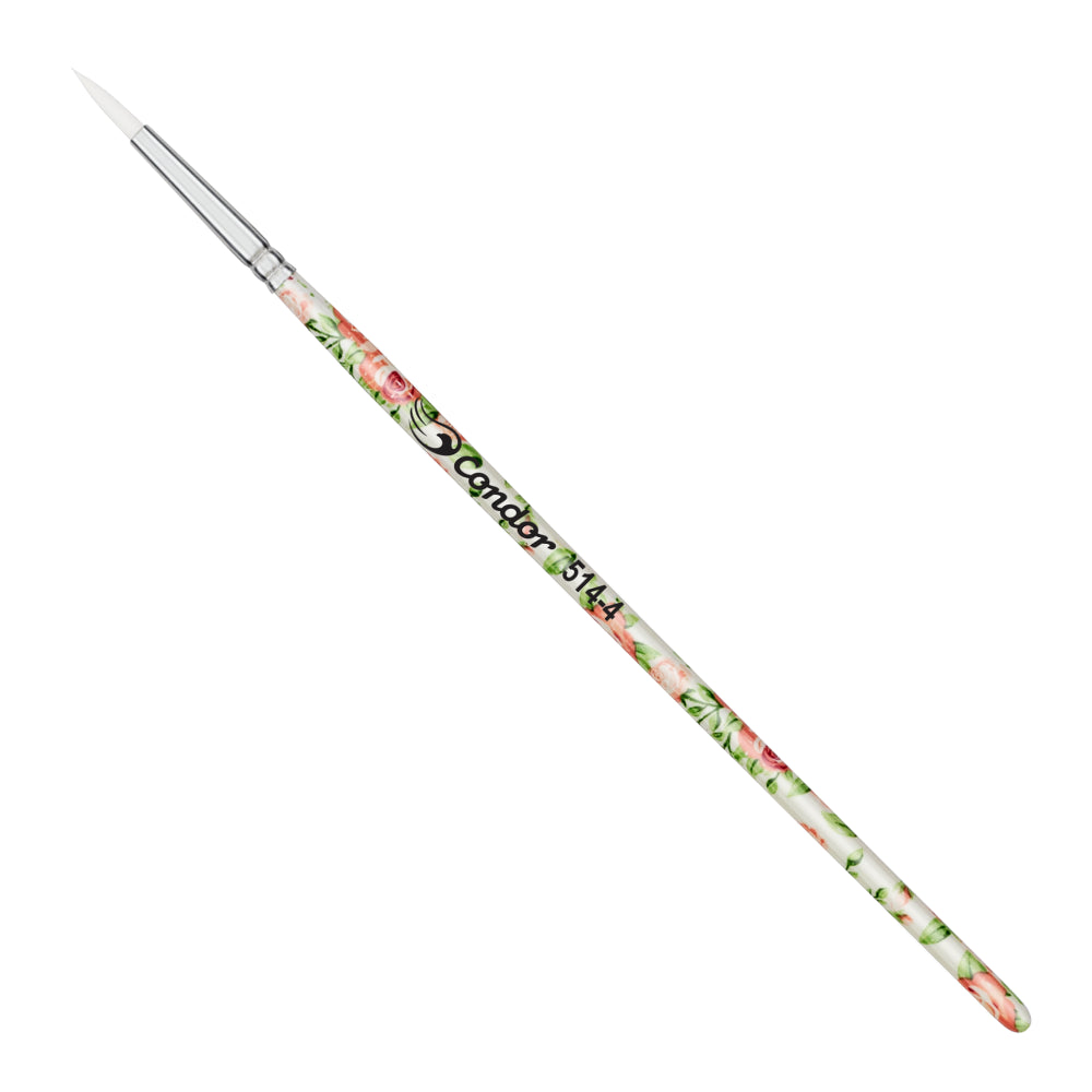 Pincel Condor 514 Redondo Sintético Cabo Extra Curto