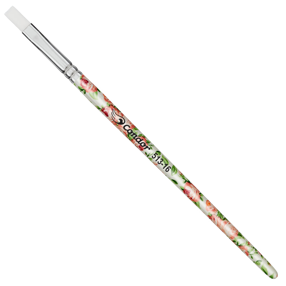 Pincel Condor 513 Chato Sintético Cabo Extra Curto