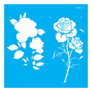 Stencil Opa 30,5x30,5cm - Flor Rosas - 3057