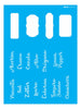 Stencil Opa 15x20cm - Tag Temperos I - 3054