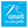 Stencil Opa 10x10cm - Frase Amor em Cada Ponto - 3033