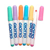 Estojo de Canetinha Giotto Turbo Giant 6 Cores - Tons Pastel 431000